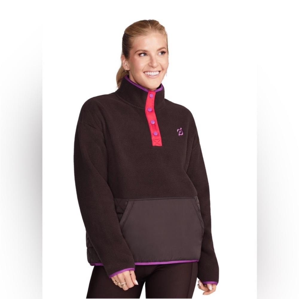 Peloton New Heights Sherpa Quilted Pullover